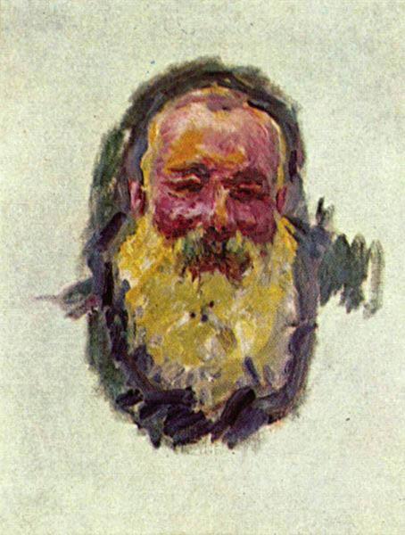 Claude Monet Portrait of the Artist oil painting image